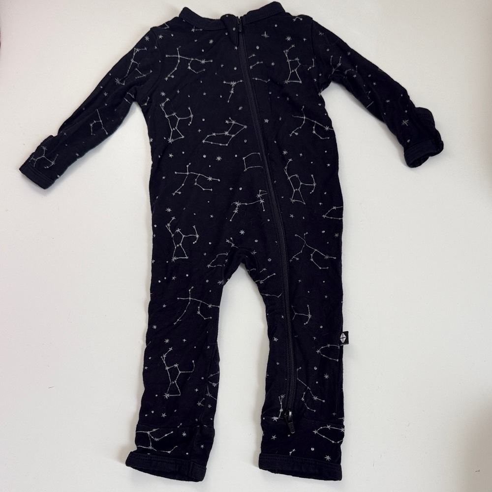 Kyte baby Zippered Footie| Midnight constellation , 0-3M
